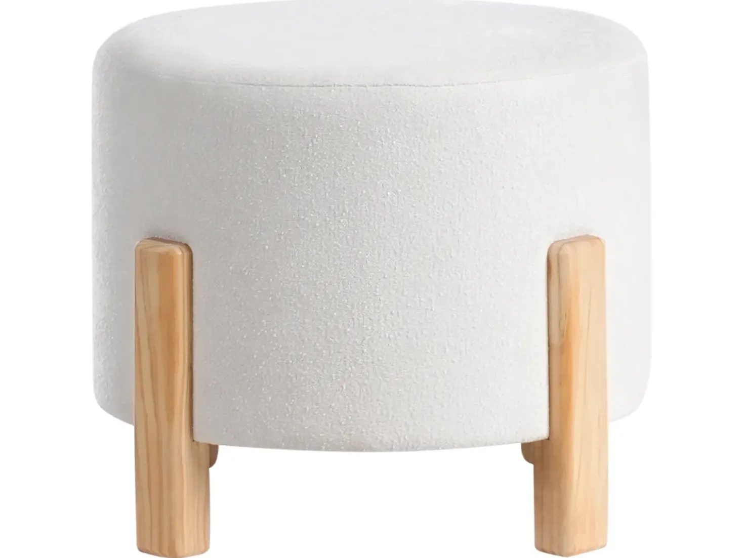 Pouf TERRY Ciniglia Bianco sporco
