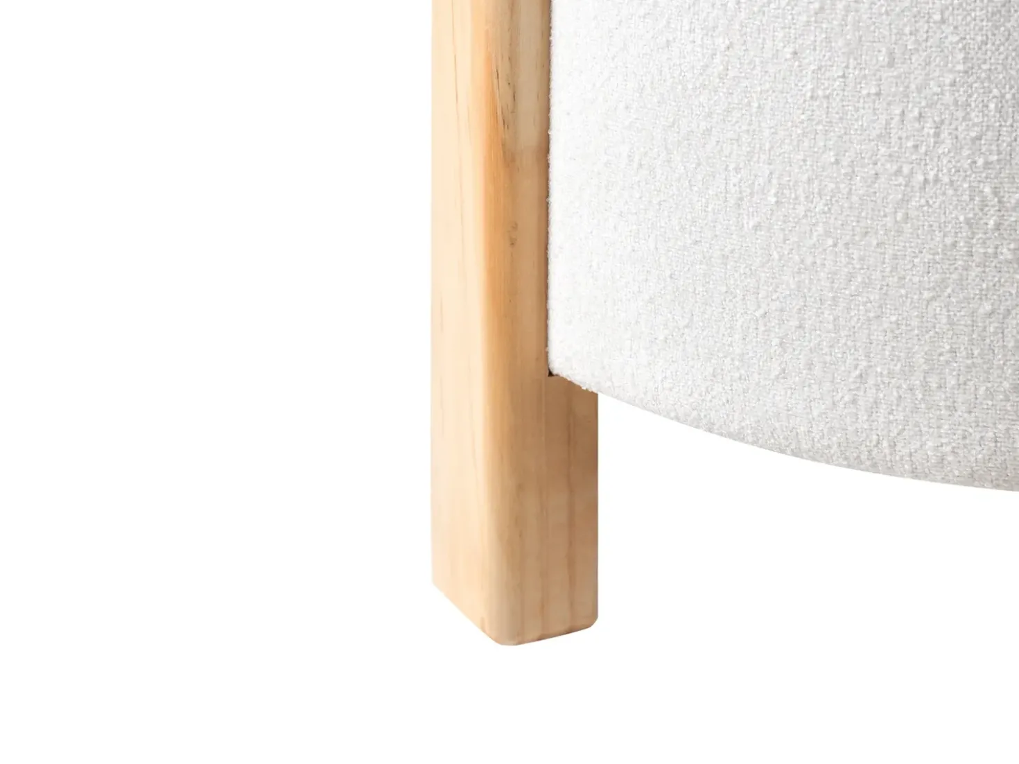 Pouf TERRY Ciniglia Bianco sporco