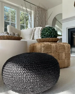 Pouf TIFELT Iuta Nero