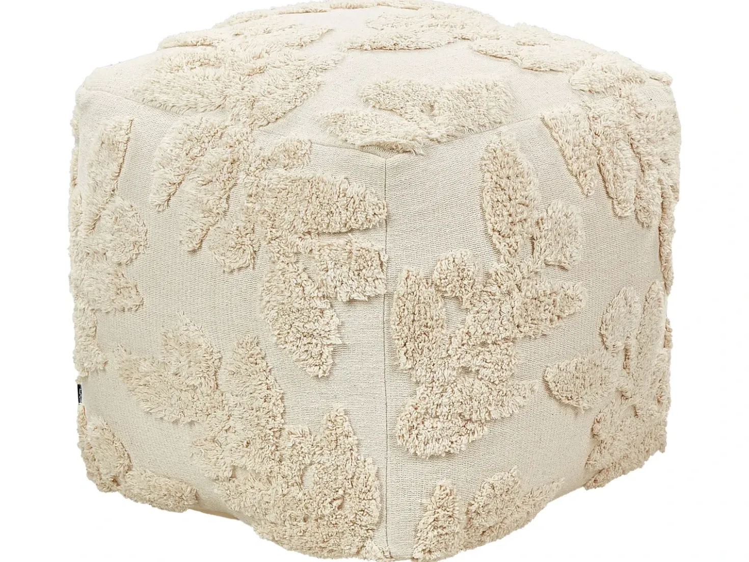 Pouf Trapuntato MULTAN Cotone Beige