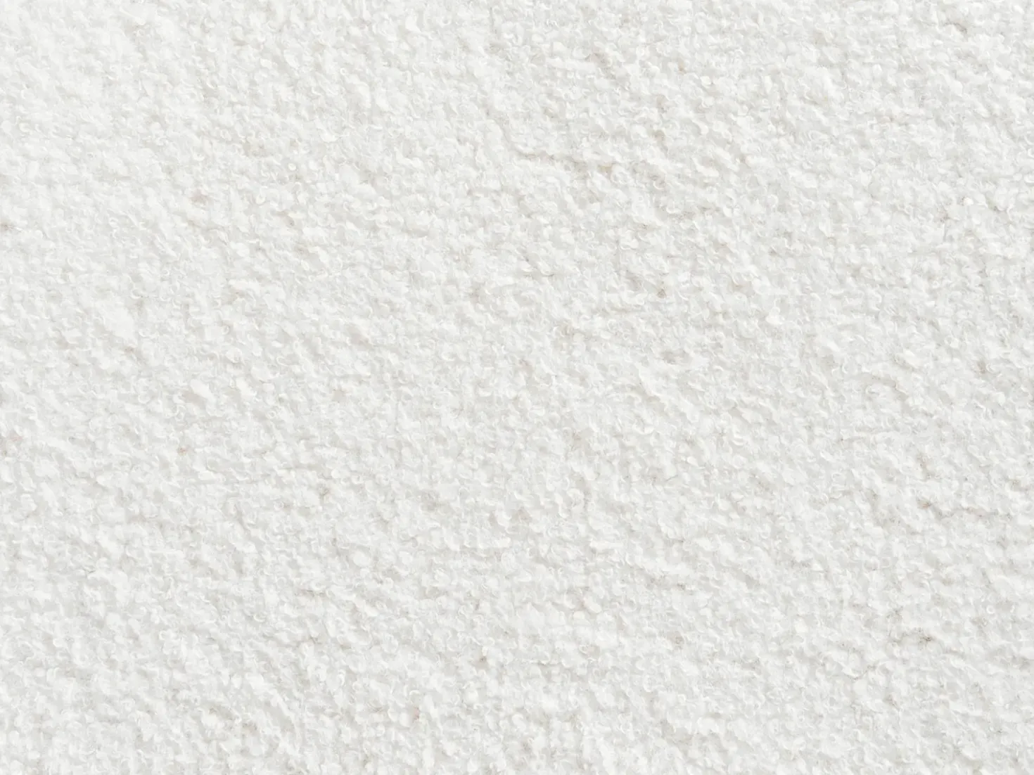 Pouf Trapuntato RIDDLE Bouclé Bianco sporco