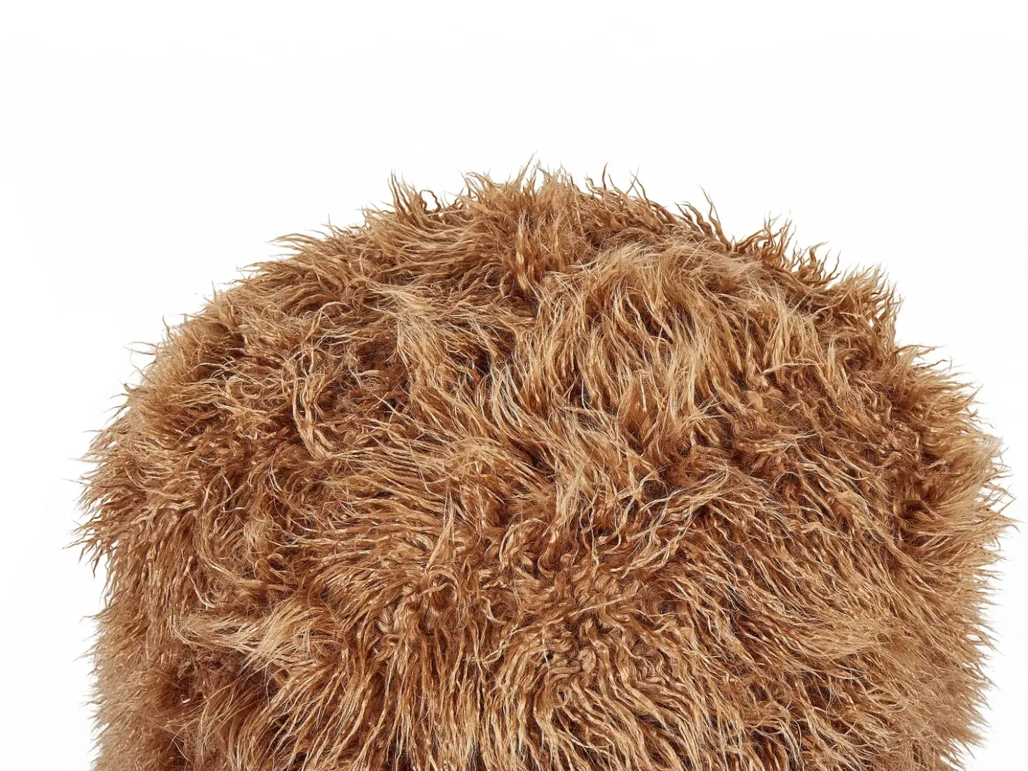 Pouf TUKKI Finta pelliccia Marrone