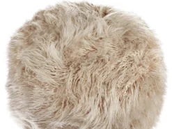 Pouf TUKKI Finta pelliccia Beige