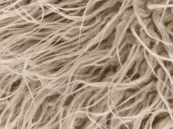 Pouf TUKKI Finta pelliccia Beige