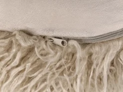Pouf TUKKI Finta pelliccia Beige