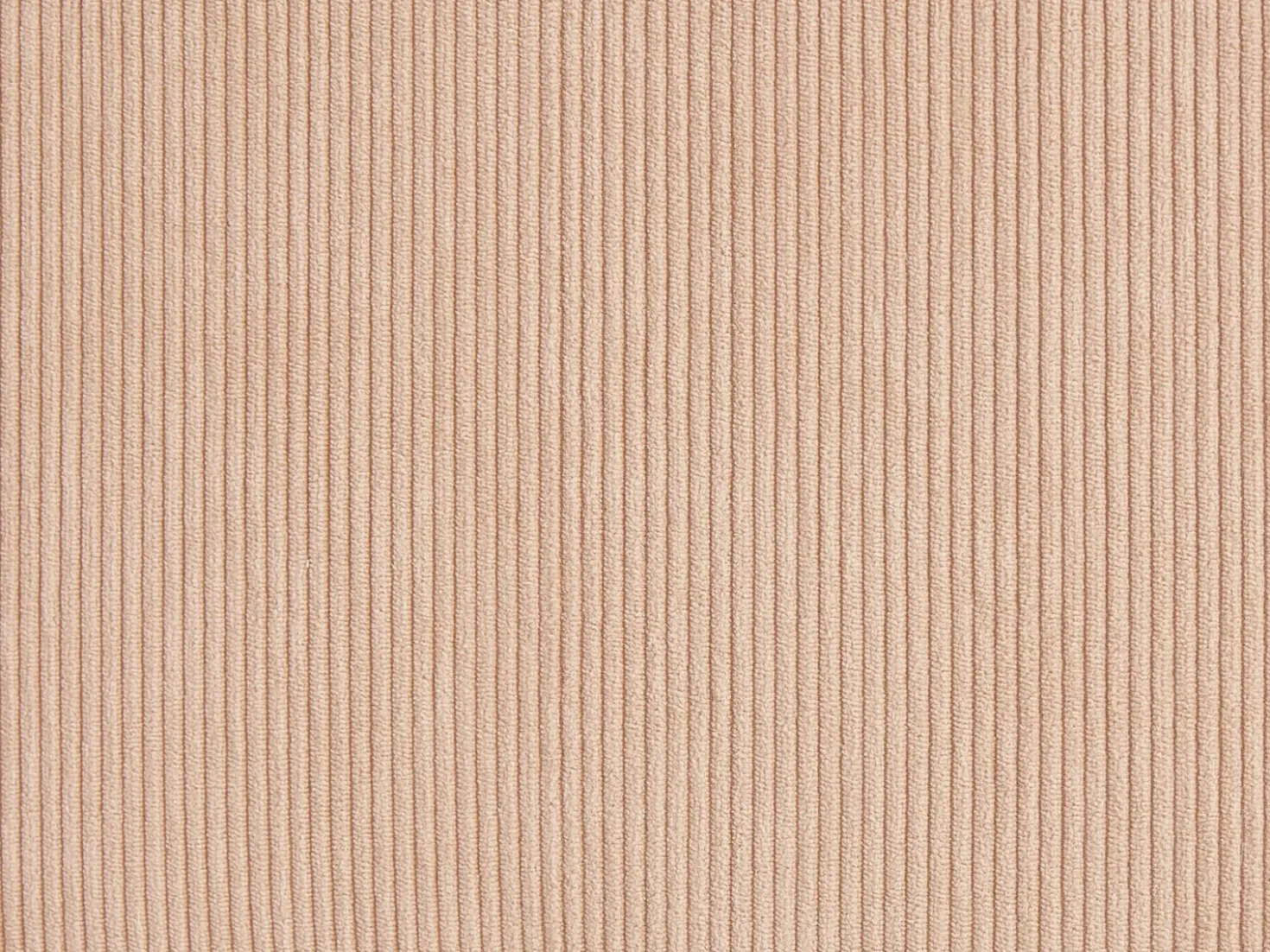 Pouf VINITA Velluto a coste Beige