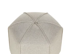 Pouf WISHEK Lino sintetico Beige