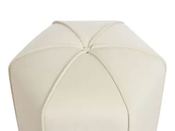 Pouf WISHEK Velluto Beige chiaro