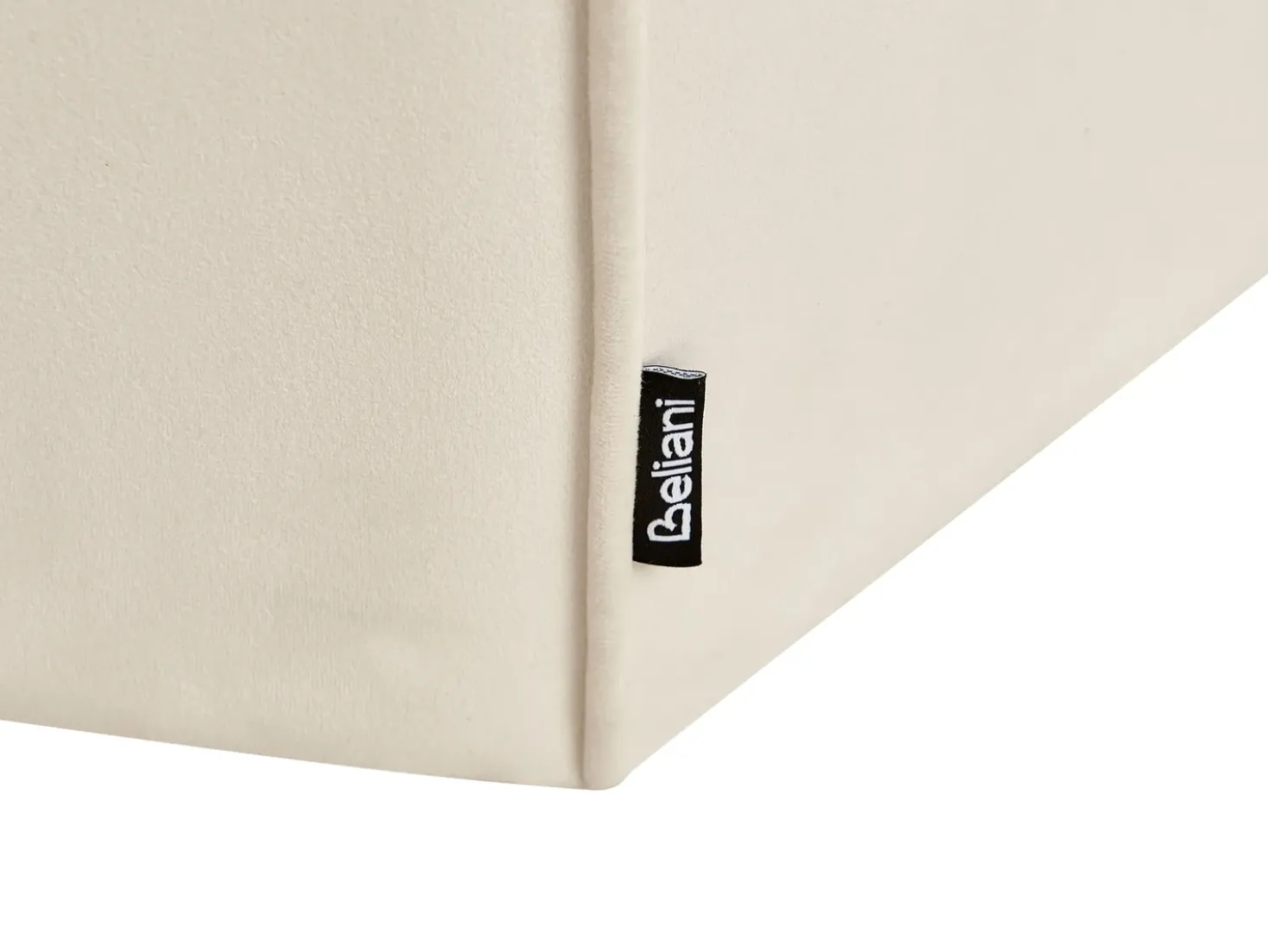 Pouf WISHEK Velluto Beige chiaro