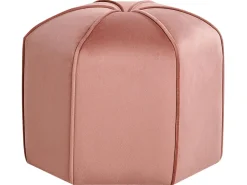 Pouf WISHEK Velluto Rosa