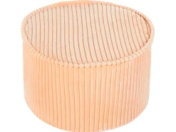 Pouf ZIKRIA Velluto Rosa pesca