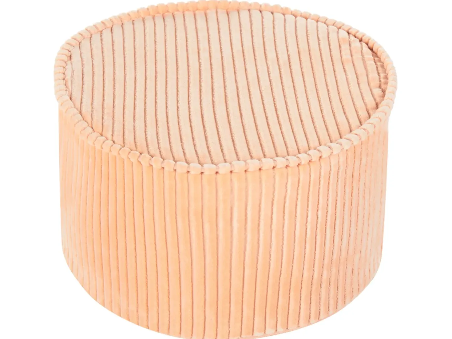 Pouf ZIKRIA Velluto Rosa pesca