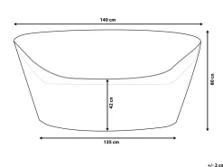 Protezione impermeabile CHUVA 140 cm 135 cm 80 cm Grigio