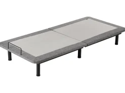 Rete per letto regolabile elettricamente BRUNOY 90 x 200 cm Grigio