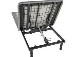 Rete per letto regolabile elettricamente BRUNOY 90 x 200 cm Grigio
