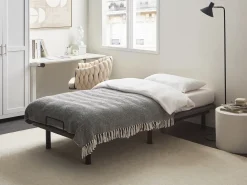 Rete per letto regolabile elettricamente BRUNOY 90 x 200 cm Grigio