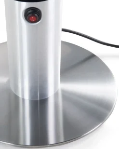 Riscaldatore a infrarossi da patio a piantana VEZUVIO 1500 W Nero