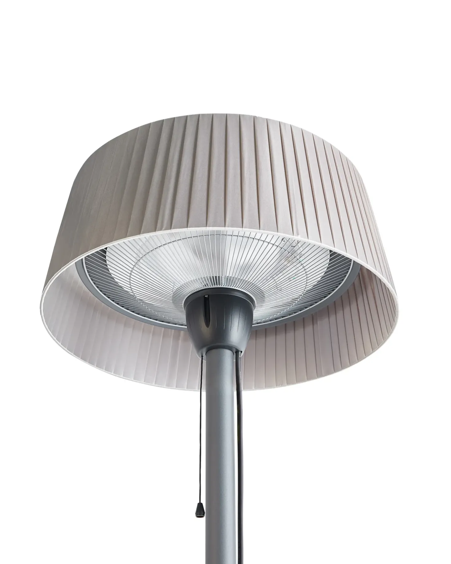 Riscaldatore a infrarossi da patio a piantana OLLERIA 1500 W Grigio