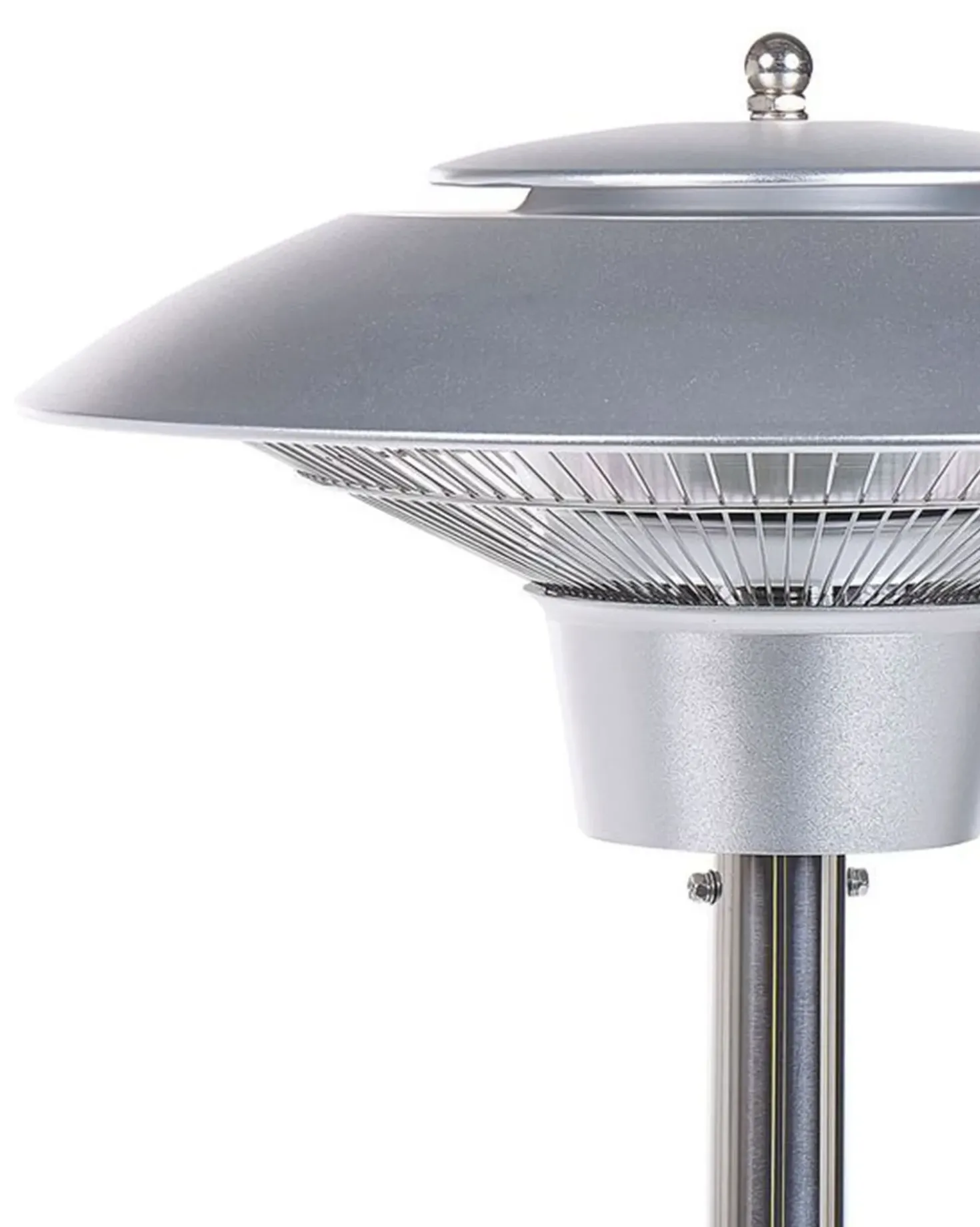 Riscaldatore a infrarossi da patio a piantana ASKJA 1500 W Argento