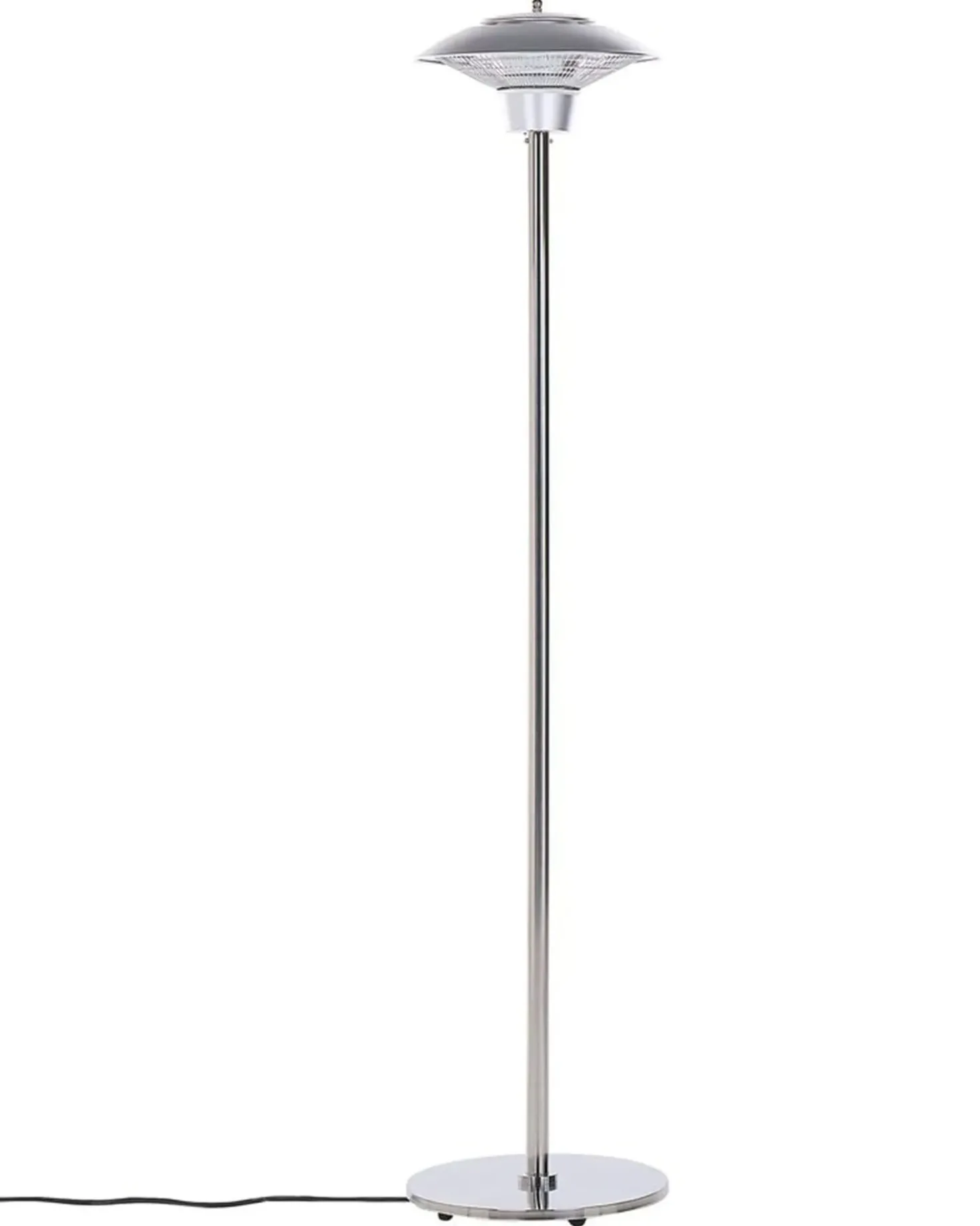 Riscaldatore a infrarossi da patio a piantana ASKJA 1500 W Argento