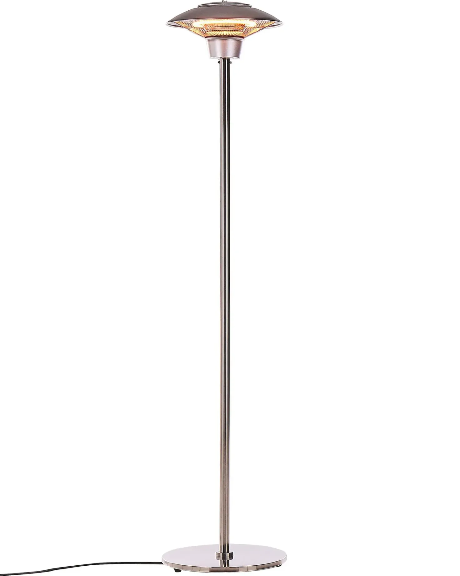 Riscaldatore a infrarossi da patio a piantana ASKJA 1500 W Argento