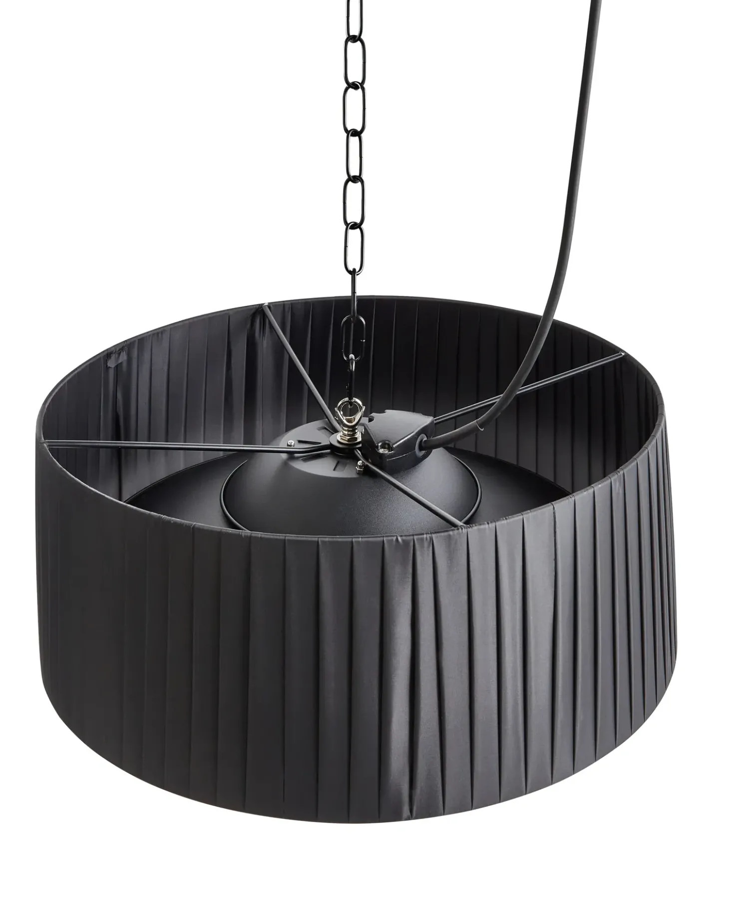 Riscaldatore a infrarossi da patio sospeso ASCEA 1500 W Nero