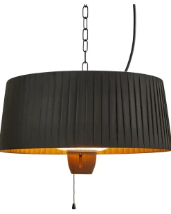 Riscaldatore a infrarossi da patio sospeso ASCEA 1500 W Nero