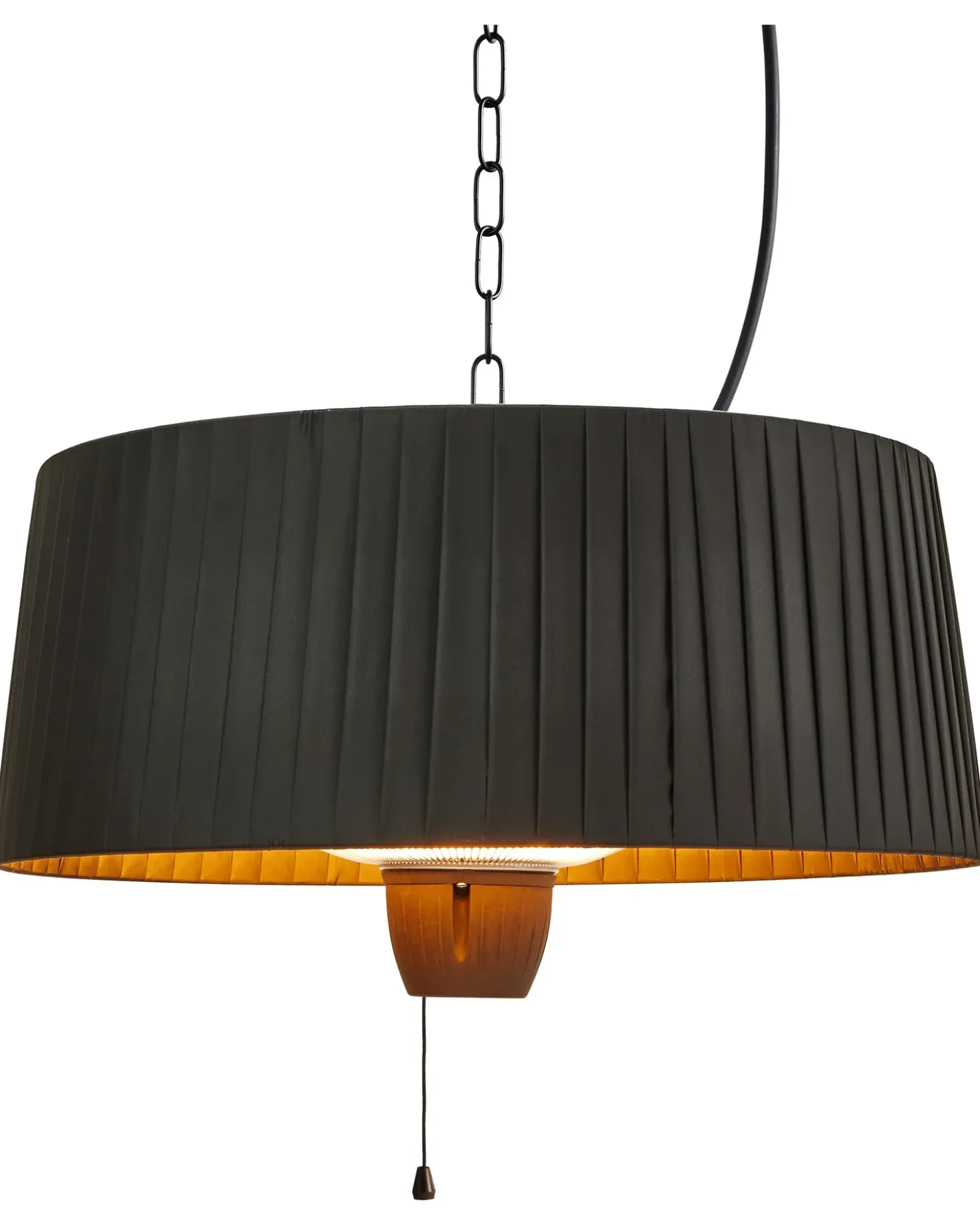 Riscaldatore a infrarossi da patio sospeso ASCEA 1500 W Nero