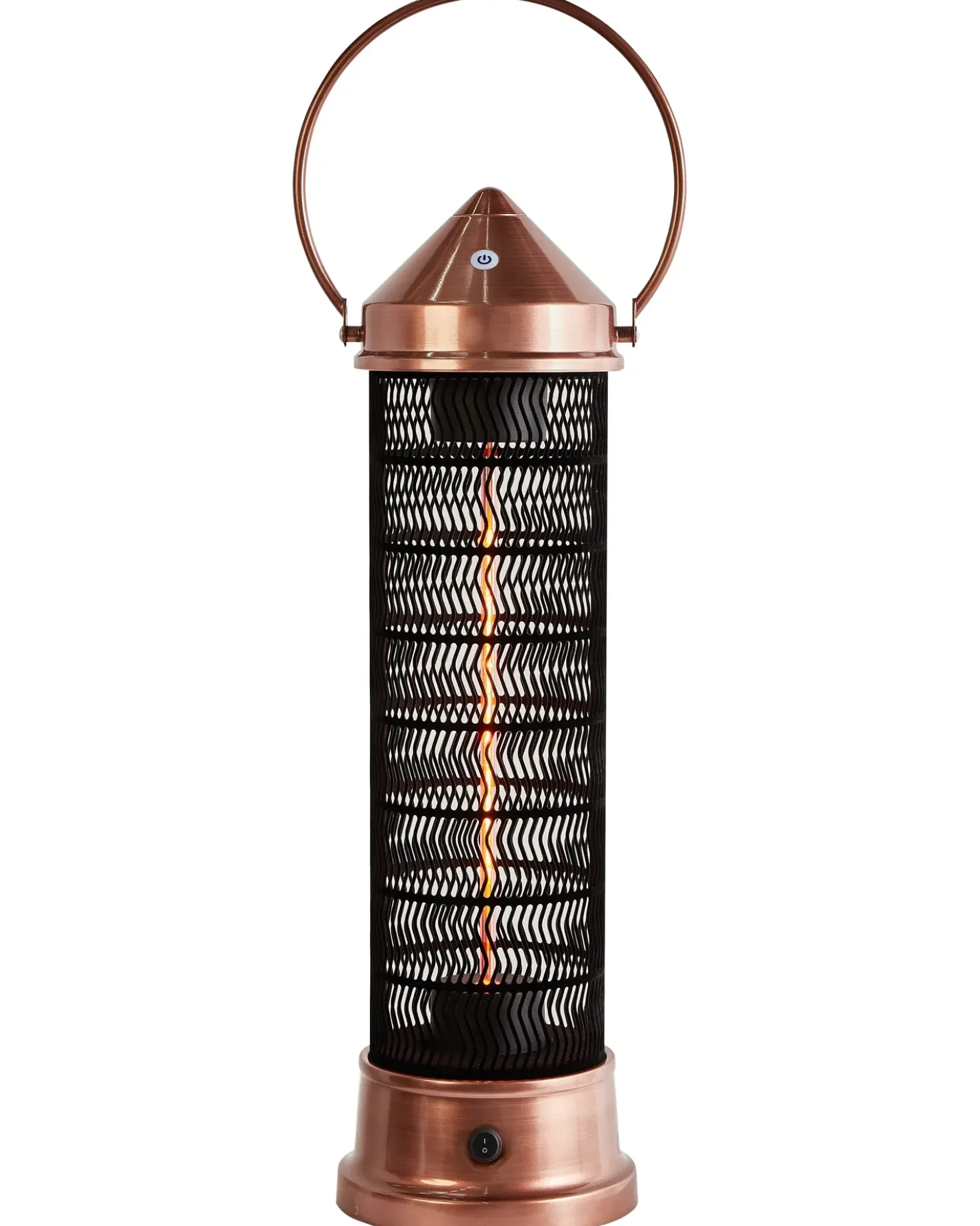 Riscaldatore a infrarossi da patio a piantana LLAIMA 1800 W Rame