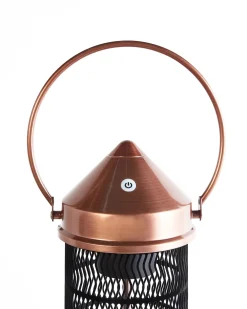 Riscaldatore a infrarossi da patio a piantana LLAIMA 1800 W Rame