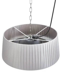 Riscaldatore a infrarossi da patio sospeso ASCEA 1500 W Grigio chiaro