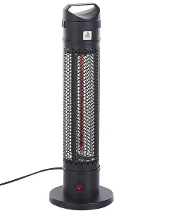 Riscaldatore a infrarossi da patio a piantana KRAKATOA 1000 W Nero