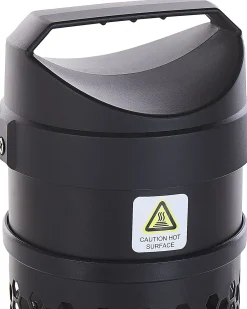 Riscaldatore a infrarossi da patio a piantana KRAKATOA 1000 W Nero