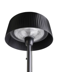 Riscaldatore a infrarossi da patio a piantana OLLERIA 1500 W Nero