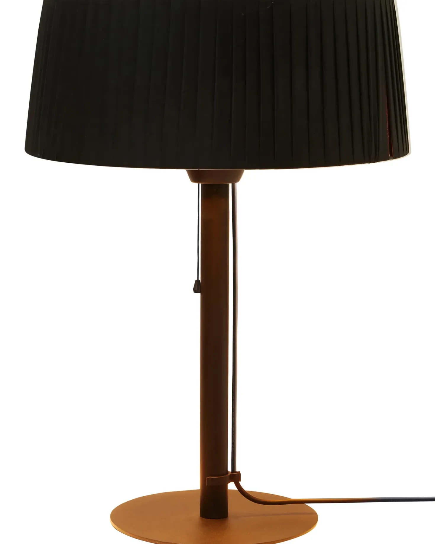 Riscaldatore a infrarossi da patio a piantana OLLERIA 1500 W Nero