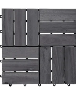 Rivestimenti e piastrelle da esterno ACERENZA Legno di acacia certificato Grigio