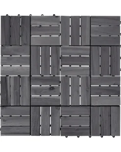 Rivestimenti e piastrelle da esterno ACERENZA Legno di acacia certificato Grigio