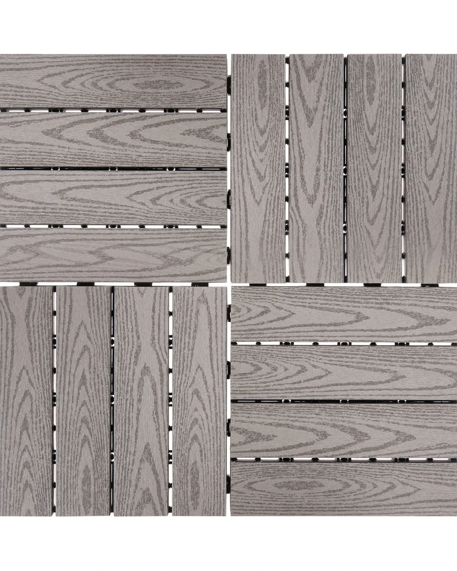 Rivestimenti e piastrelle da esterno ATESSA Composito legno-plastica (WPC) Grigio