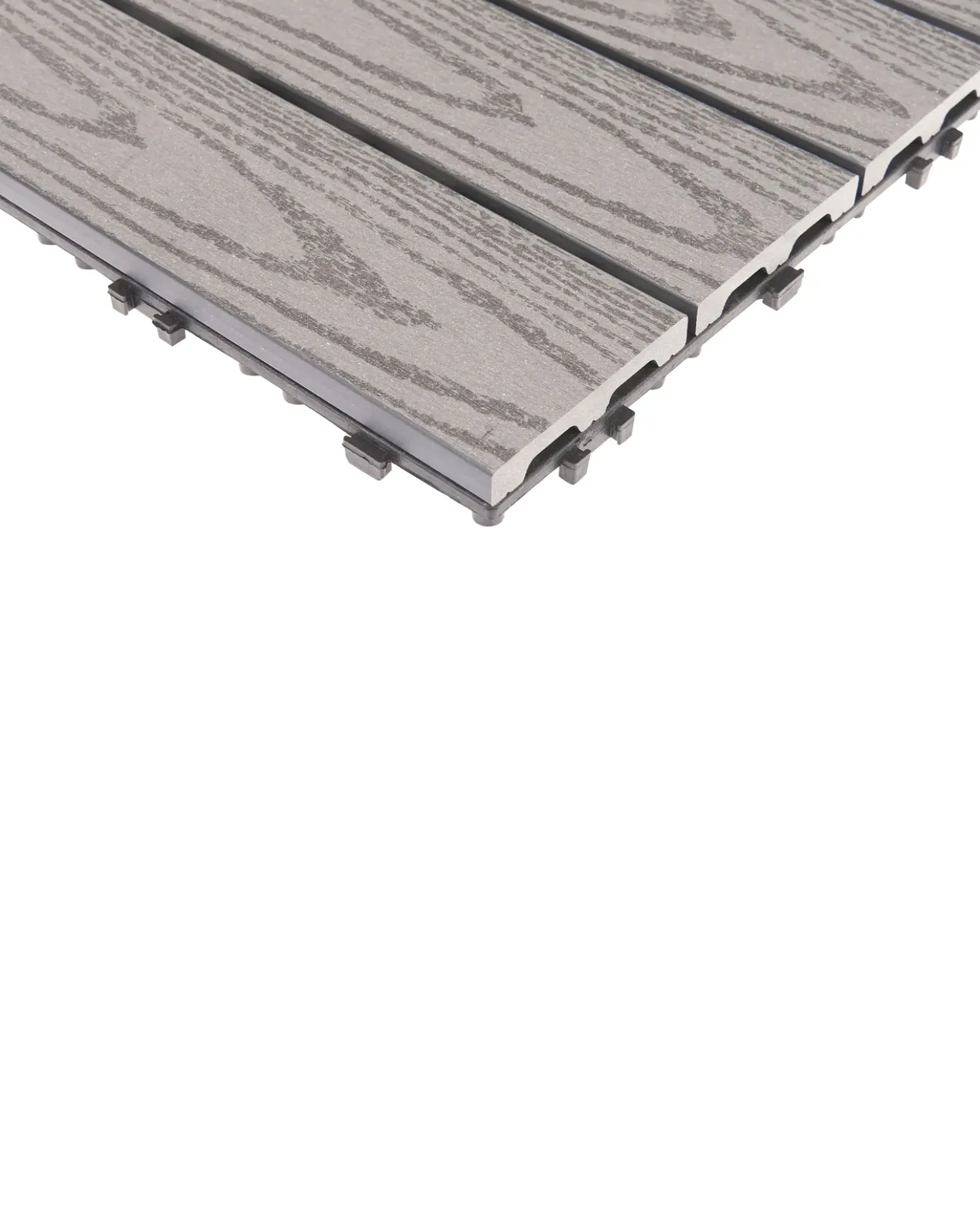 Rivestimenti e piastrelle da esterno ATESSA Composito legno-plastica (WPC) Grigio