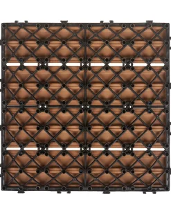 Rivestimenti e piastrelle da esterno ATESSA Composito legno-plastica (WPC) Marrone chiaro