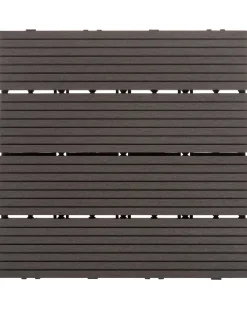 Rivestimenti e piastrelle da esterno ATELETA Composito legno-plastica (WPC) Grigio grafite