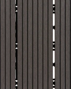 Rivestimenti e piastrelle da esterno ATELETA Composito legno-plastica (WPC) Grigio grafite