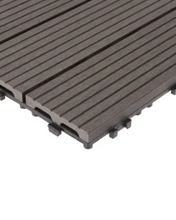 Rivestimenti e piastrelle da esterno ATELETA Composito legno-plastica (WPC) Grigio grafite