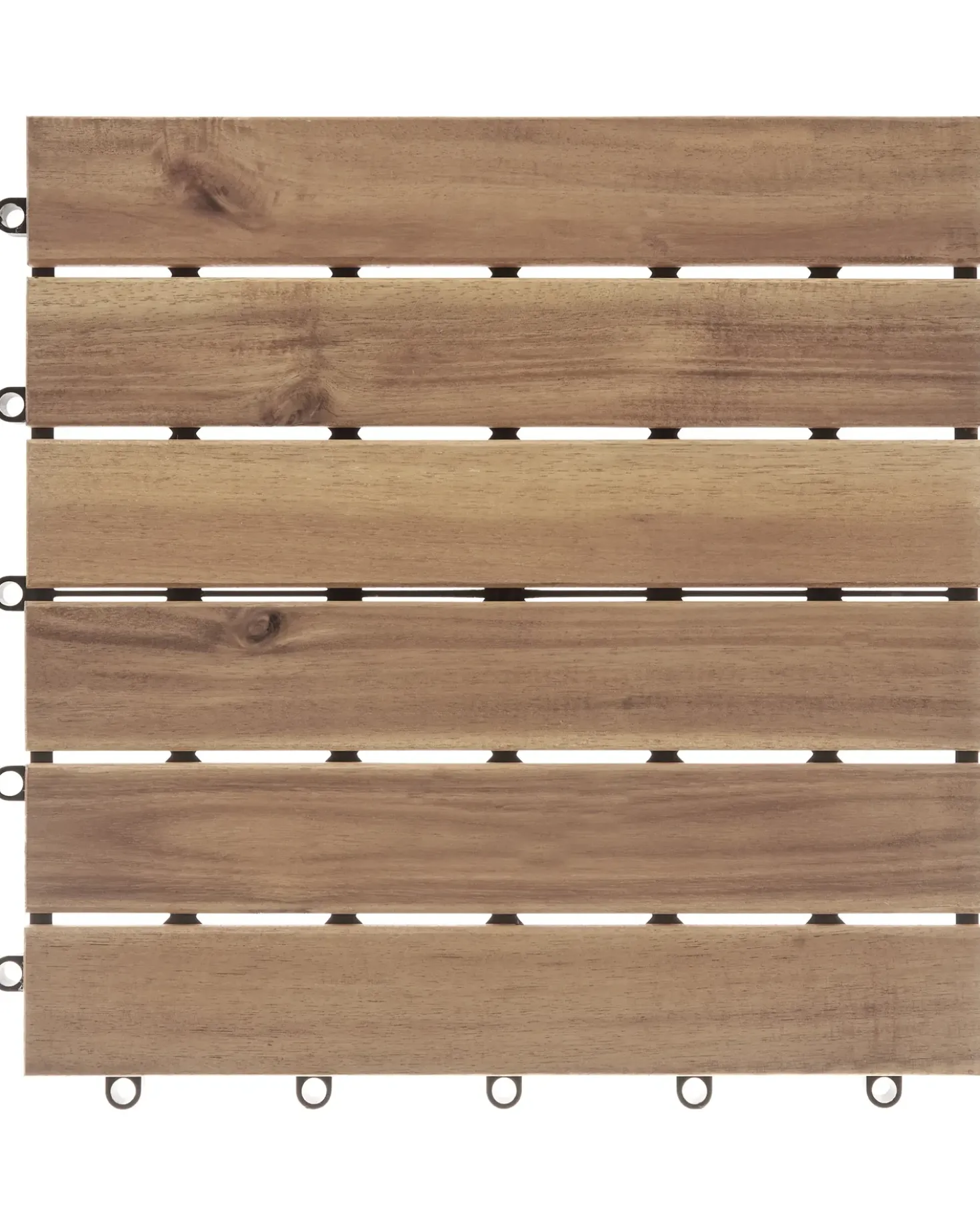 Rivestimenti e piastrelle da esterno ACCETTURA Legno di acacia certificato Naturale