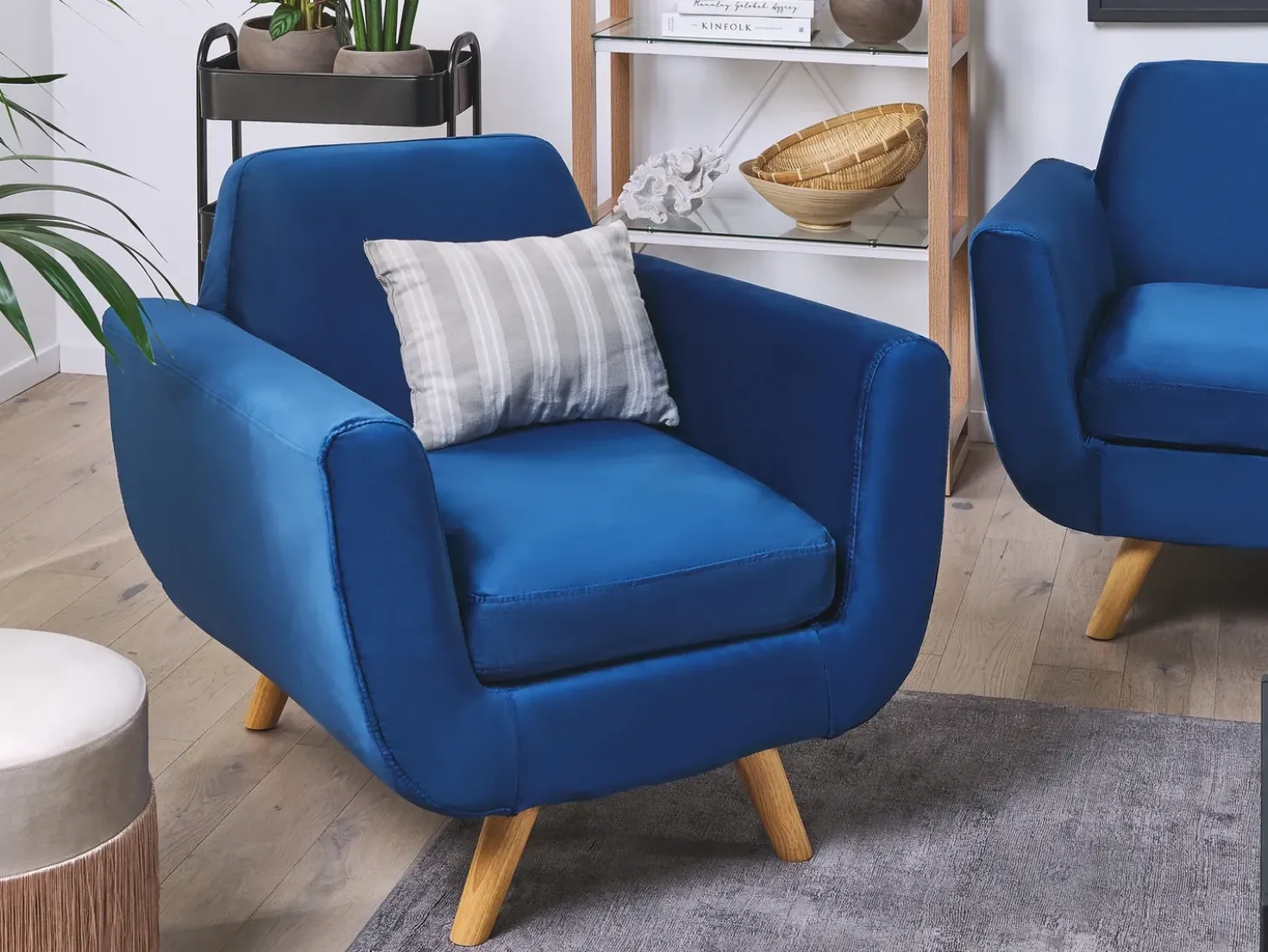 Rivestimento per poltrona BERNES Velluto Blu marino