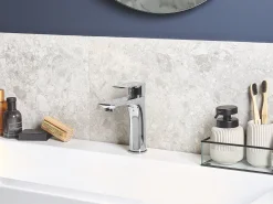 Rubinetteria per lavabo BERLOI Ottone Argento