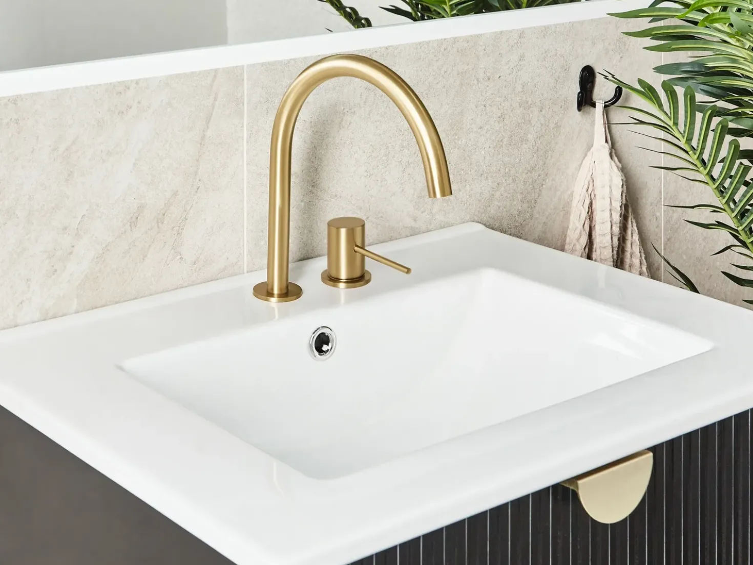 Rubinetteria per lavabo COLICO Ottone Oro