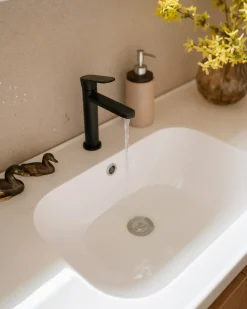 Rubinetteria per lavabo COLHUE Ottone Nero