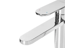 Rubinetteria per lavabo COLHUE Ottone Argento
