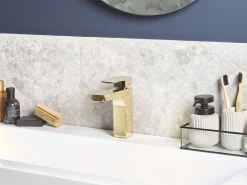Rubinetteria per lavabo IRUPU Ottone Oro